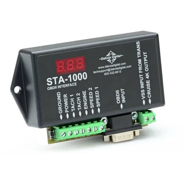 thumbnail image 2 of Dakota Digital STA-1000 OBD-II Interface Module - Speedometer, Tachometer & Check Engine Output For Aftermarket Gauges 2 of 14