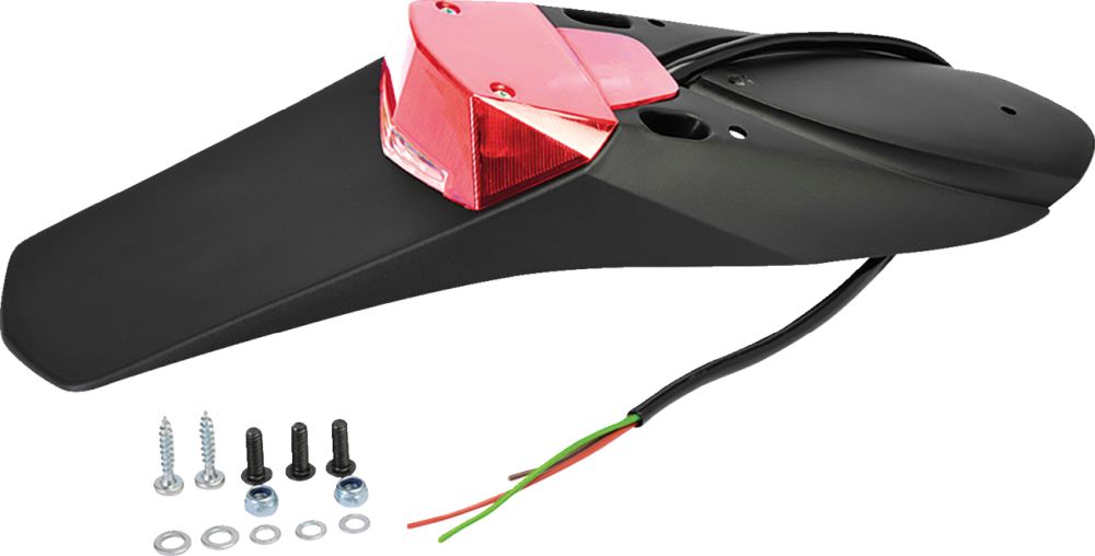 Polisport Taillight Spoiler Universal Fit Black 8563000001