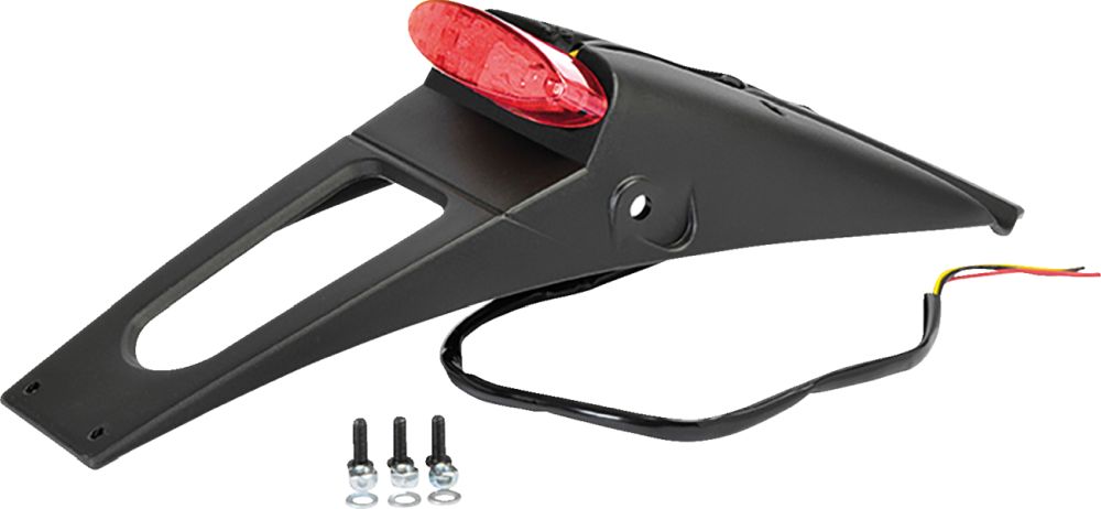 Polisport Taillight/License Plate Light - Black Universal Fit 8565900009