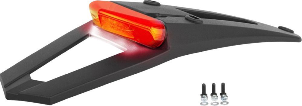 Polisport Taillight/License Plate Light - Black Universal Fit 8571100001