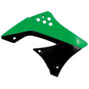 Acerbis Original Green/Black 09 Radiator Shrouds for Kawasaki - 2141711089