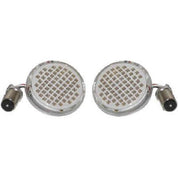 Letric Lighting Deluxe Bullet Style Turn Signal Inserts Red 1156