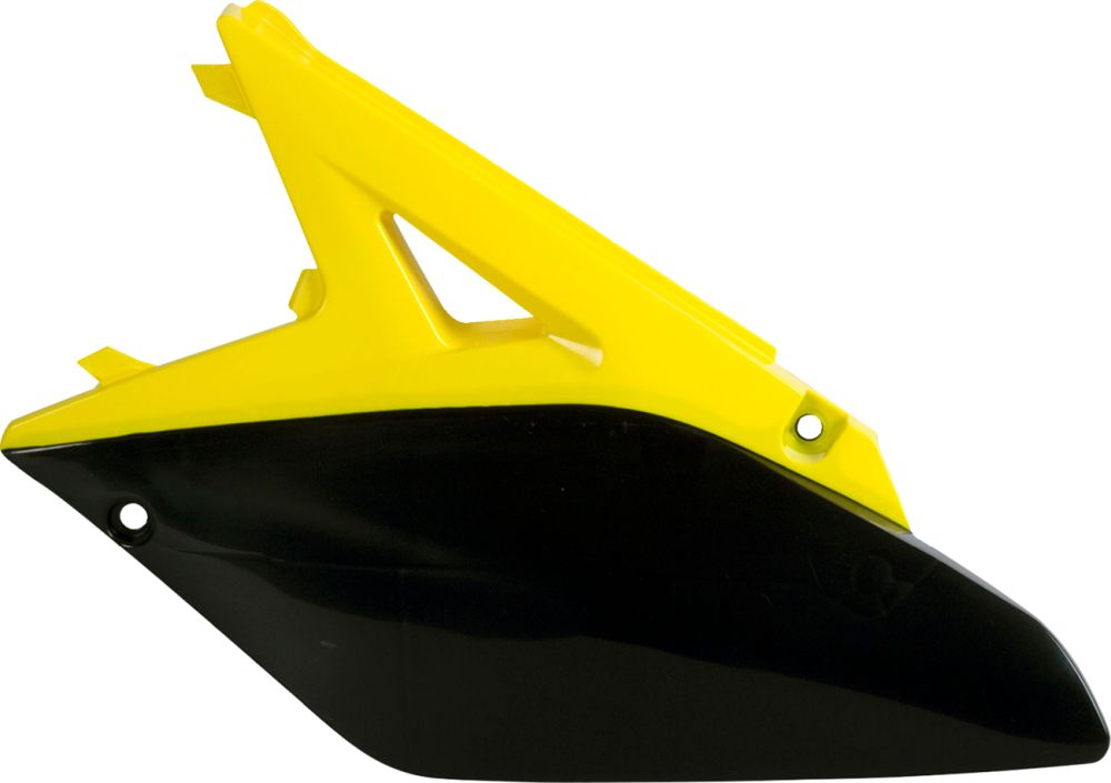 Polisport Side Panels for Suzuki RMZ250 2010-2018 Yellow/black 8605200001
