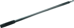 Kuryakyn Black & Raw 12in Billet Hex/Grooved Antenna 864
