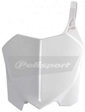 Polisport Plastic Front Number Plate for Honda/Sherco White 8656700001