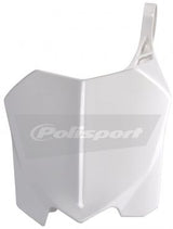Polisport Plastic Front Number Plate for Honda/Sherco White 8656700001