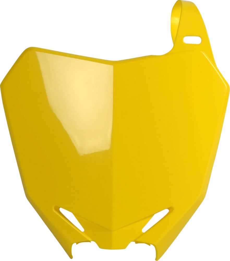 Polisport Plastic Front Number Plate for Suzuki RMZ450/RMZ250 Yellow 8659300001