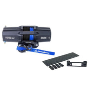 Viper V2 UTV Winch Kit 4500 lb Standard Spool With 40 Feet Black Synthetic Rope With Mount For Honda Pioneer 1000-5 2016-2021