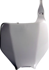 Polisport Front Number Plate for Kawasaki/Suzuki White 8660800002