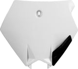 Polisport Front Number Plate for KTM XC 85/XC 105/SX 85 White 8662400003