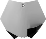 Polisport Front Number Plate for KTM White 8664400007