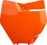 Polisport Front Number Plate for KTM Orange 8664900001