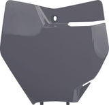 Polisport Front Number Plate for KTM Grey 8664900007