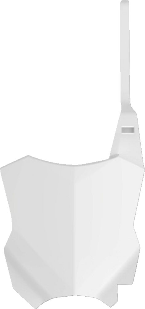 Polisport Plastic Front Number Plate for Kawasaki White 8665900002