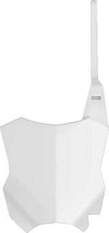 Polisport Plastic Front Number Plate for Kawasaki White 8665900002