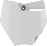 Polisport Front Number Plate for KTM SX 85 2018-2024 White 8666200001