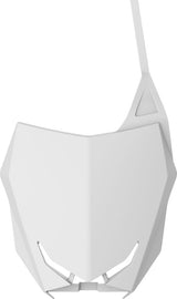 Polisport Plastic Side Number Plate for Suzuki RM125/RM250 2001-2008 White