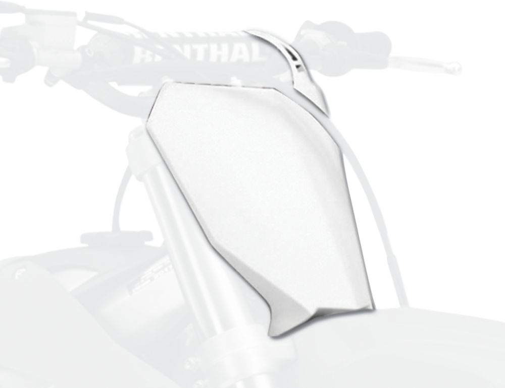 Polisport Front Number Plate for Honda CRF450R/CRF450RX/CRF250R/CRF250RX White
