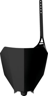 Polisport Plastic Front Number Plate for Honda CRF450R/CRF450RX/CRF250R/CRF250RX Black