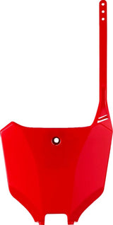 Polisport Plastic Front Number Plate for Honda Red 8670700001