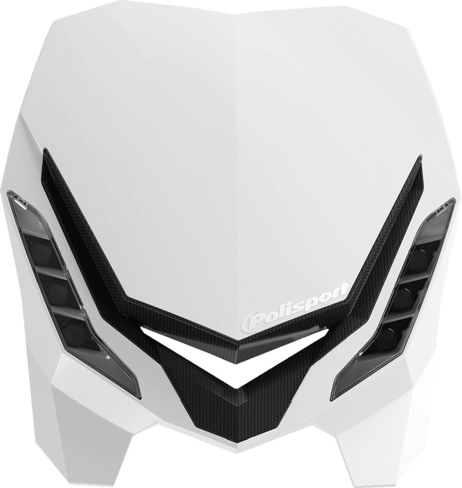 Polisport E-Blaze LED Headlight - White/Black Universal Fit 8670800001