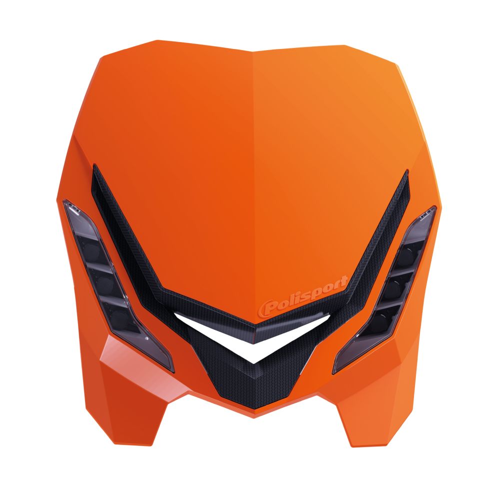 Polisport E-Blaze LED Headlight Universal Fit Orange/Black 8670800006