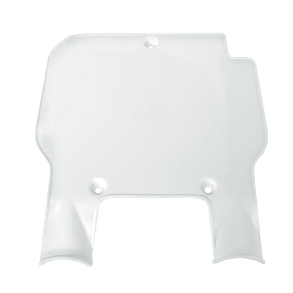 Polisport Plastic Front Number Plate for Kawasaki KX125/KX250/KX500 1989-1995 White