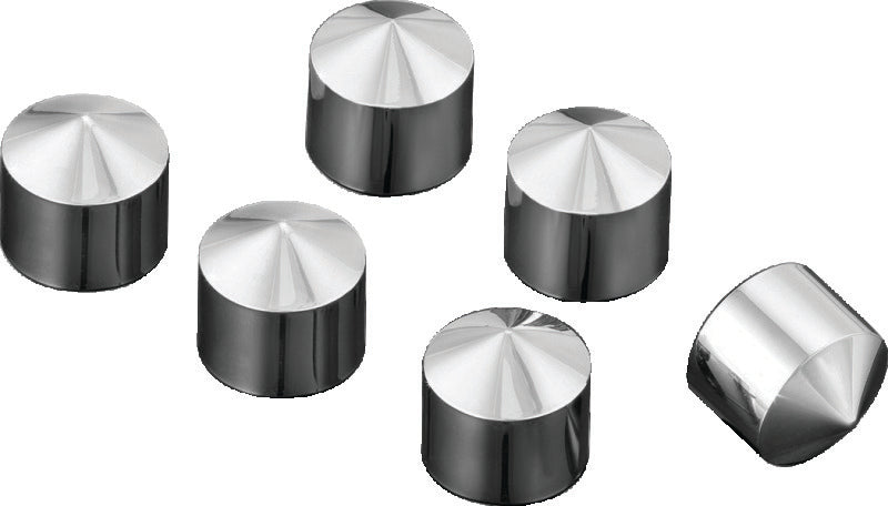 Kuryakyn Peaked Rocker Box Bolt Covers 6-Piece 8693