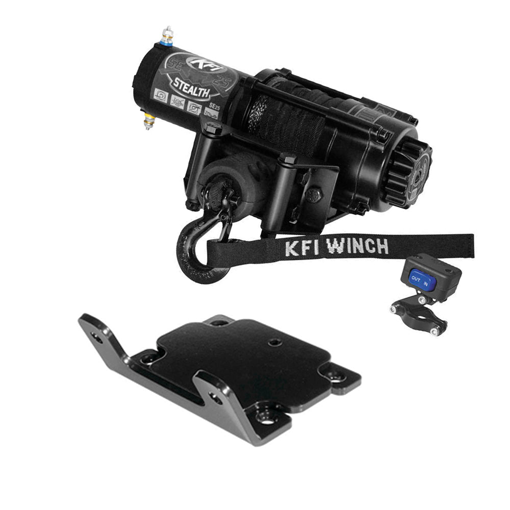 KFI 2500 lb Assault Winch And Optional Mount