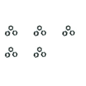 Set of 5 Lug Nuts 1/2 Inch X 20 nf