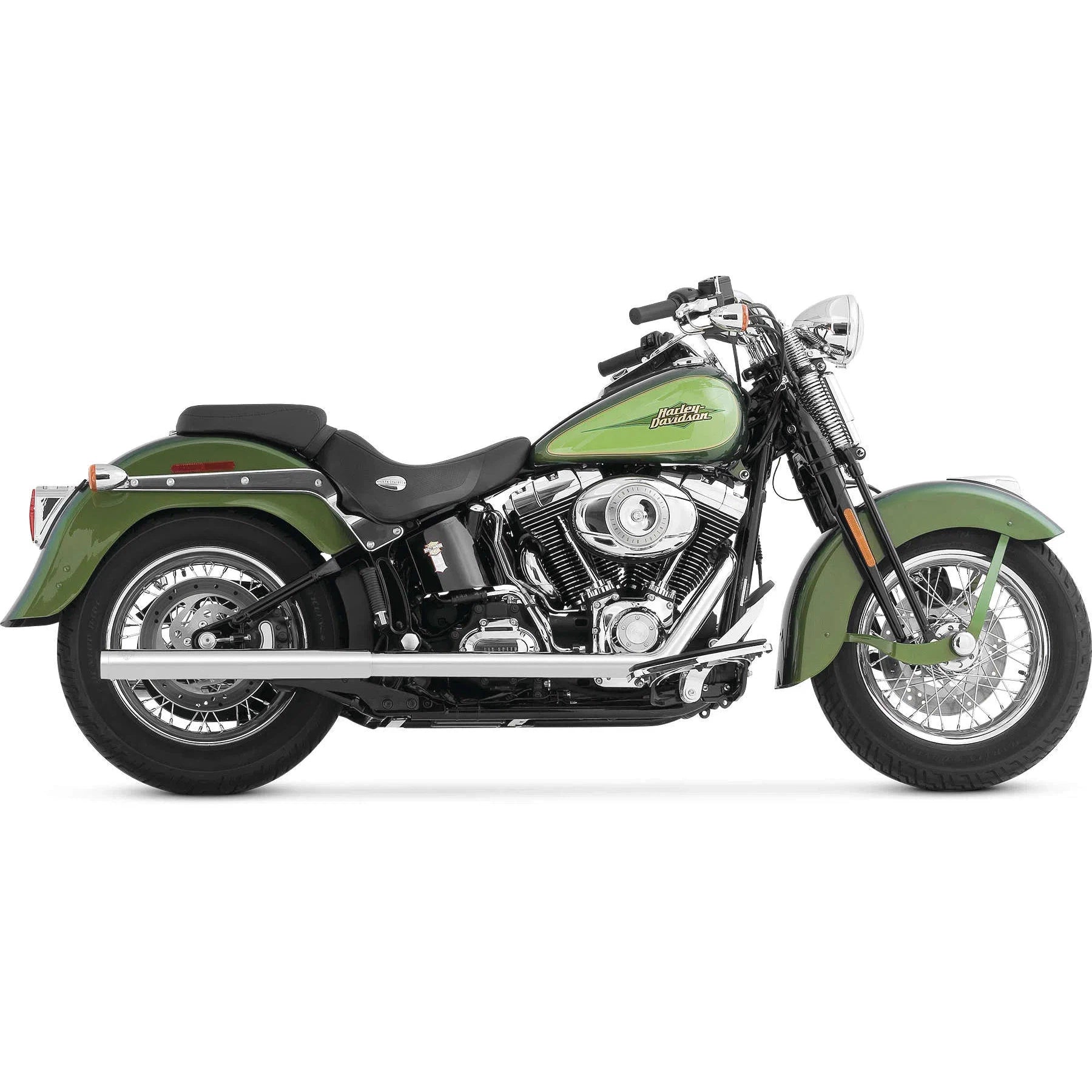 Vance & Hines 16793 Softail Duals Exhaust System Chrome