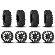 System 3 ST-3 Simulated Beadlock Matte Black 20" Wheels And XTR370 Tires [35x10-20]