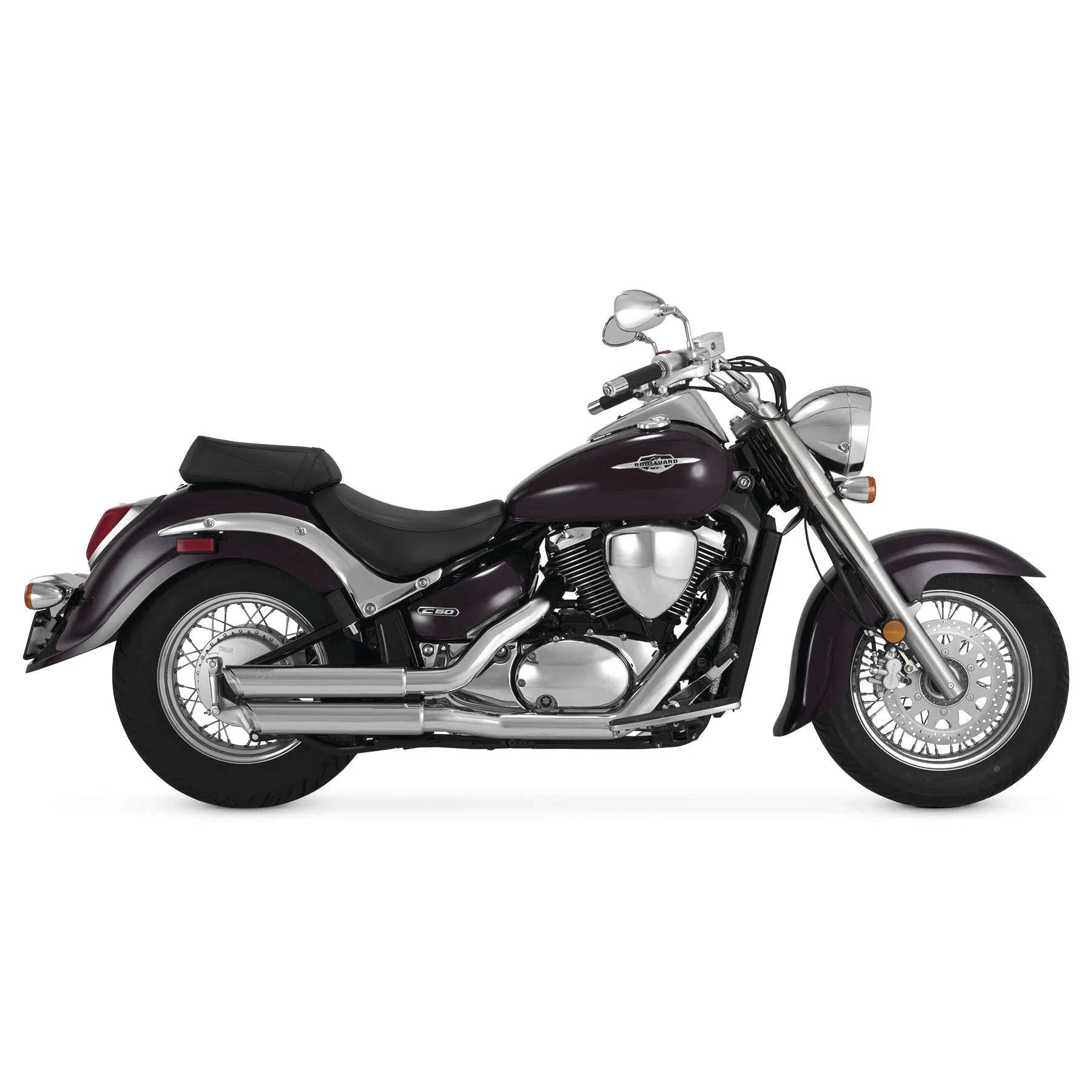 Vance & Hines 18293 Twin Slash Staggered 2:2 Full Exhaust System Chrome