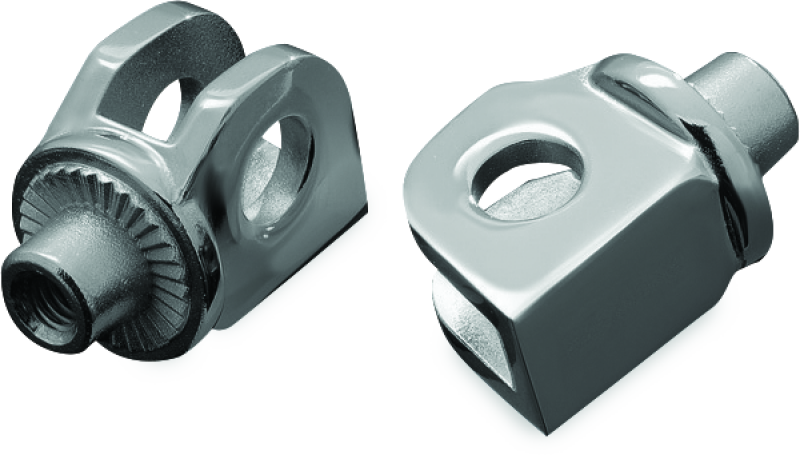 Kuryakyn Chrome Splined Peg Adapter Front 8813