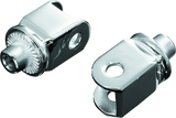 Kuryakyn Chrome Splined Peg Adapter Front 8815