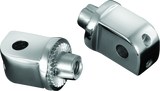 Kuryakyn Chrome Splined Peg Adapter Rear 8818
