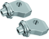Kuryakyn Chrome Splined Peg Adapters Front 8836