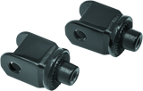 Kuryakyn Gloss Black Splined Adapter 8863