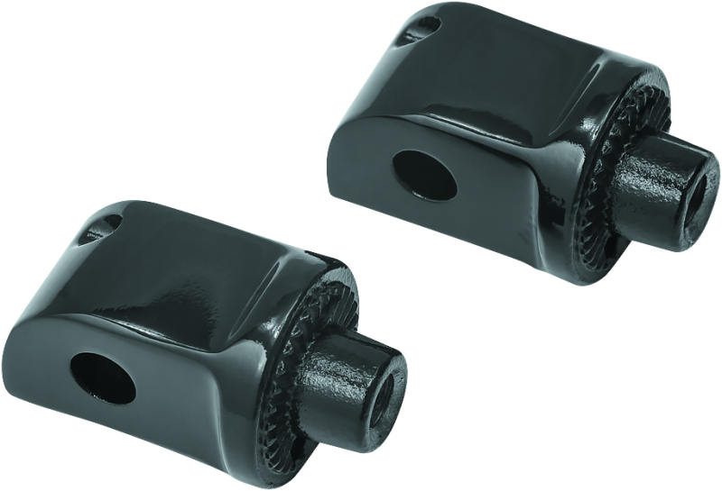 Kuryakyn Gloss Black Splined Adapter 8865