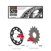 520H Heavy-Duty Chain, Front & Rear Sprocket Kit for YAMAHA YFZ450X 2010-2011