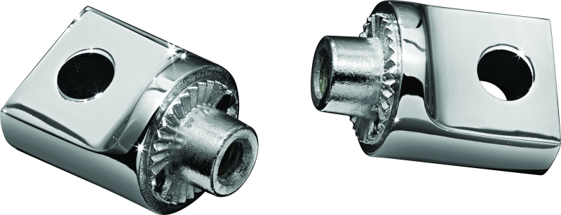 Kuryakyn Chrome Non-Pivot Splined Male Adapter 8883