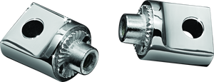Kuryakyn Chrome Non-Pivot Splined Male Adapter 8883