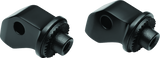 Kuryakyn Satin Black Splined Front Peg Adapter 8893