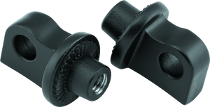 Kuryakyn Satin Black Splined Peg Adapter 8898