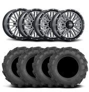 ITP Momentum 15" Machined Black Wheels And Cryptid Tires [32x10-15]
