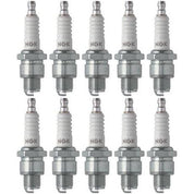 Set of 10 NGK Standard Spark Plugs for Suzuki GT185 1977-1973 Engine 185cc