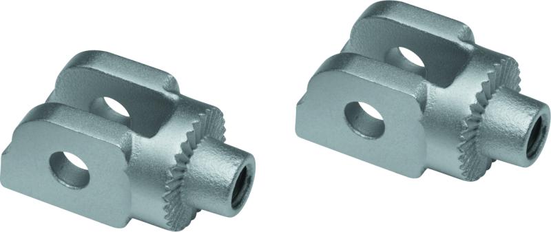 Kuryakyn Silver Splined Peg Adapter 8902