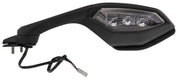 BikeMaster O.E.M. Replacement Mirror For Yamaha YZF-R1 2015-2019 Left Black