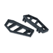Kuryakyn Riot Black Cast Aluminum Floorboards Harley Touring Softail Dyna 83-18