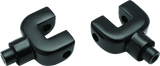 Kuryakyn Black Splined Passenger Peg Adapter 8927